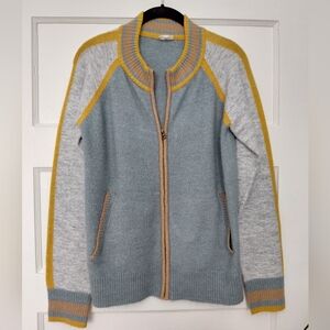 Hem & Thread Gray and Yellow Sweater